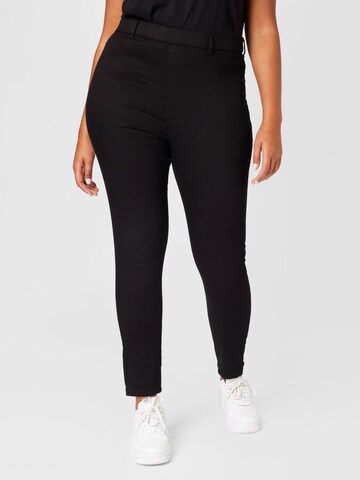 Skinny Pantaloni 'Eden' di Dorothy Perkins Curve in nero: frontale