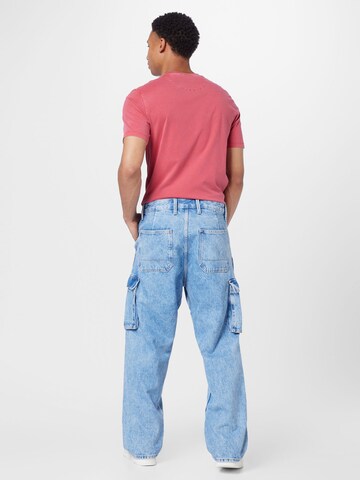 JACK & JONES Loose fit Cargo jeans 'Alex' in Blue