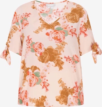 Usha - Blusa 'Fashion Look' em bege: frente