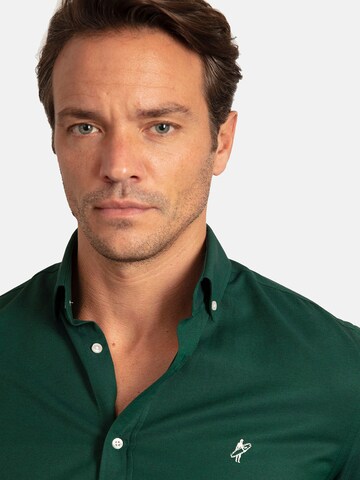Jacey Quinn - Ajuste regular Camisa en verde