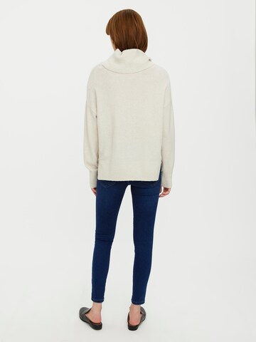VERO MODA Sweater 'VMDoffy' in Beige