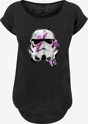 F4NT4STIC T-Shirt 'Star Wars Stormtrooper Command Sketch' in Schwarz: Vorderseite