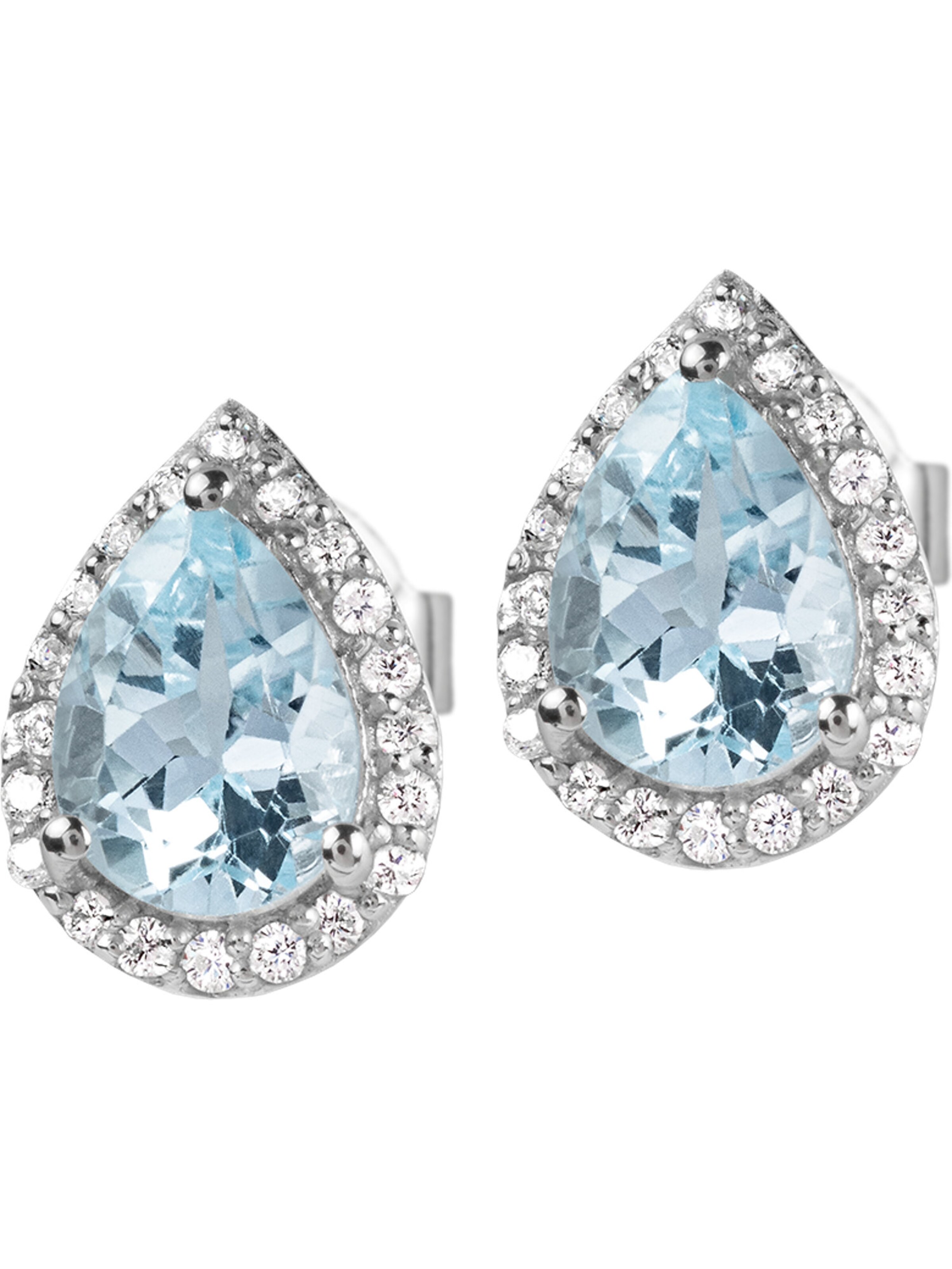 Jacques Lemans Earrings in Blue: front