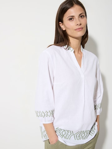 MORE & MORE Bluse in Weiß