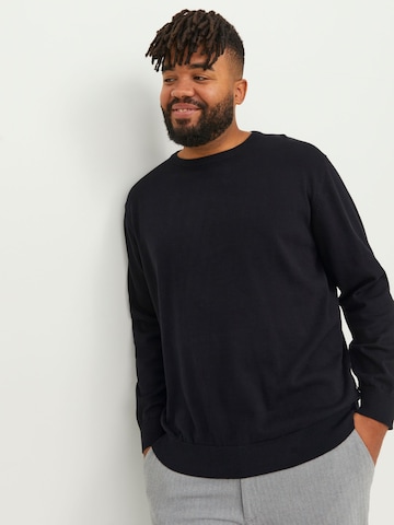 Jack & Jones Plus Pulóver - fekete
