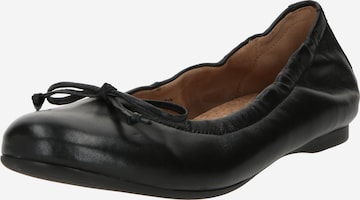 GABOR Ballet Flats in Black: front