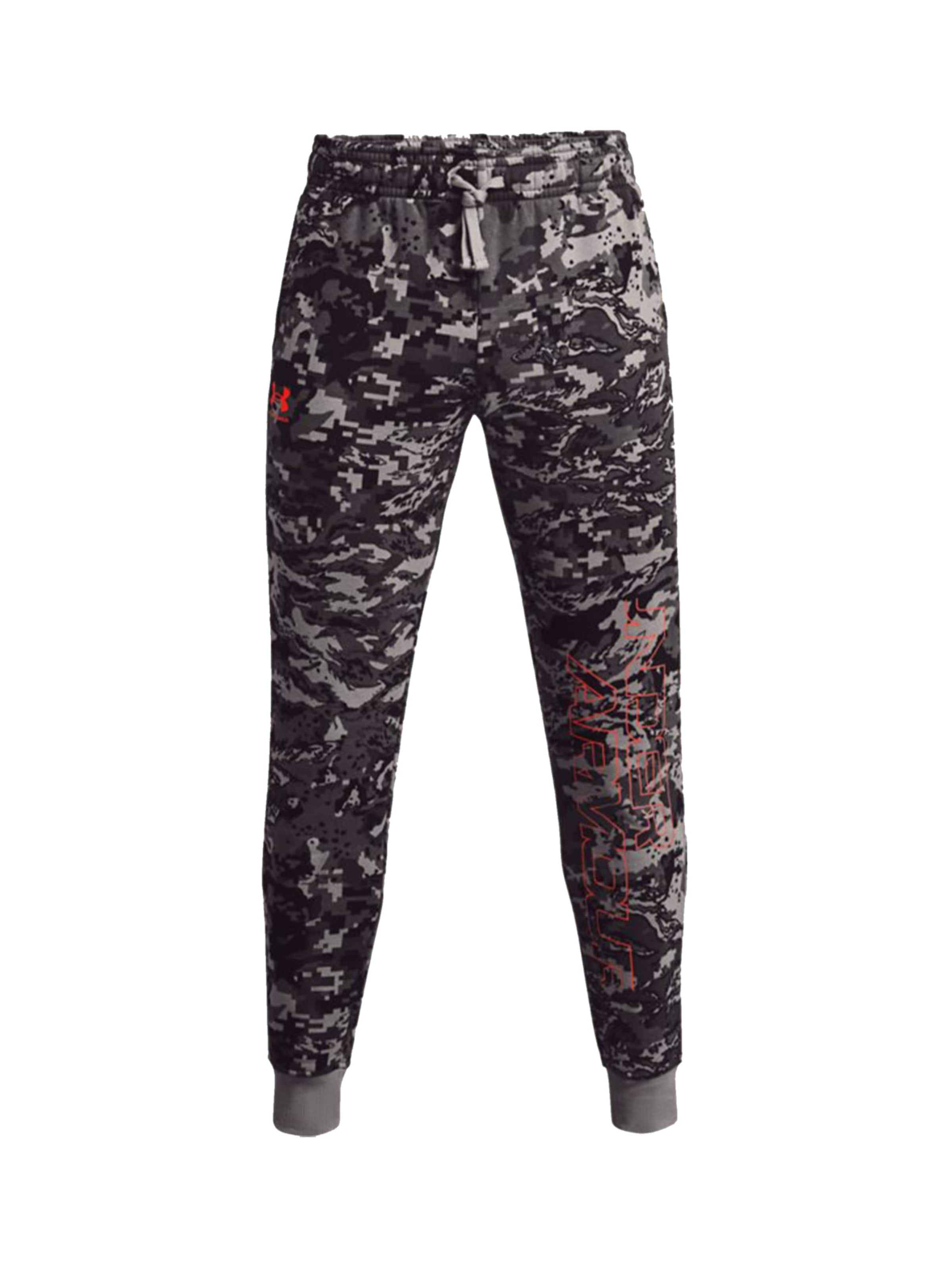 UNDER ARMOUR Tapered Sporthose in Grau: Vorderseite