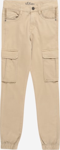 s.Oliver Pants 'SEATTLE' in Beige: front