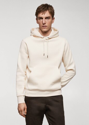 MANGO MAN Sweatshirt 'Bono' i beige: framsida