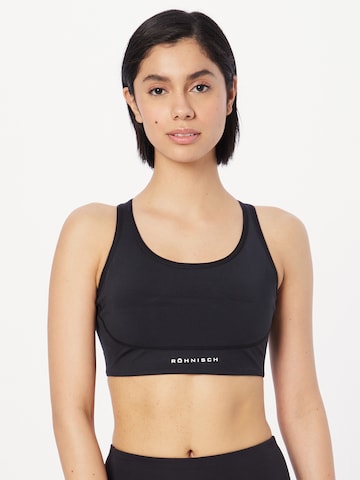 Röhnisch - Soutien Bustier Soutien de desporto em preto: frente