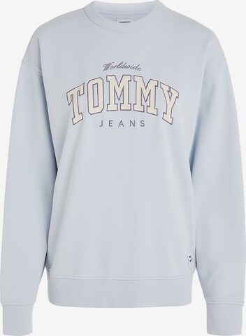 Tommy Jeans Sweatshirt 'Varsity' i blå: forside