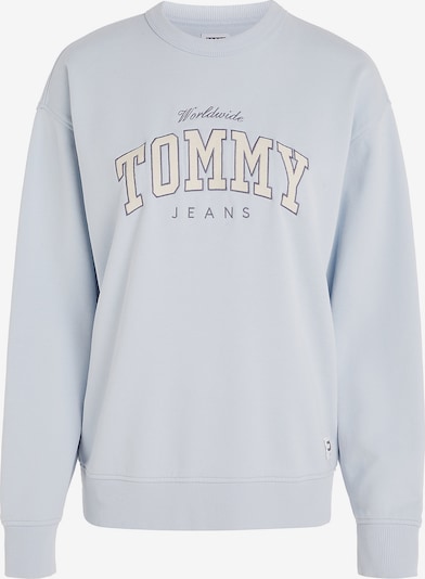 Tommy Jeans Sweatshirt 'Varsity' i ljusblå / mörkblå / vit, Produktvy