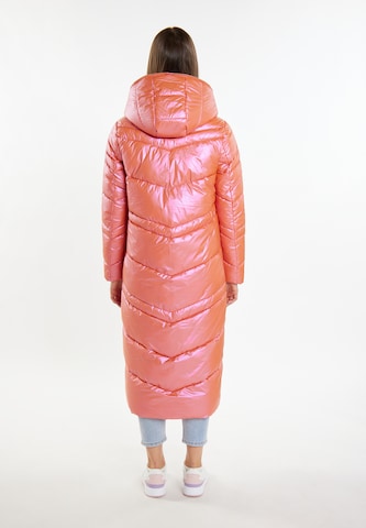 MYMO Χειμερινό παλτό σε πορτοκαλί