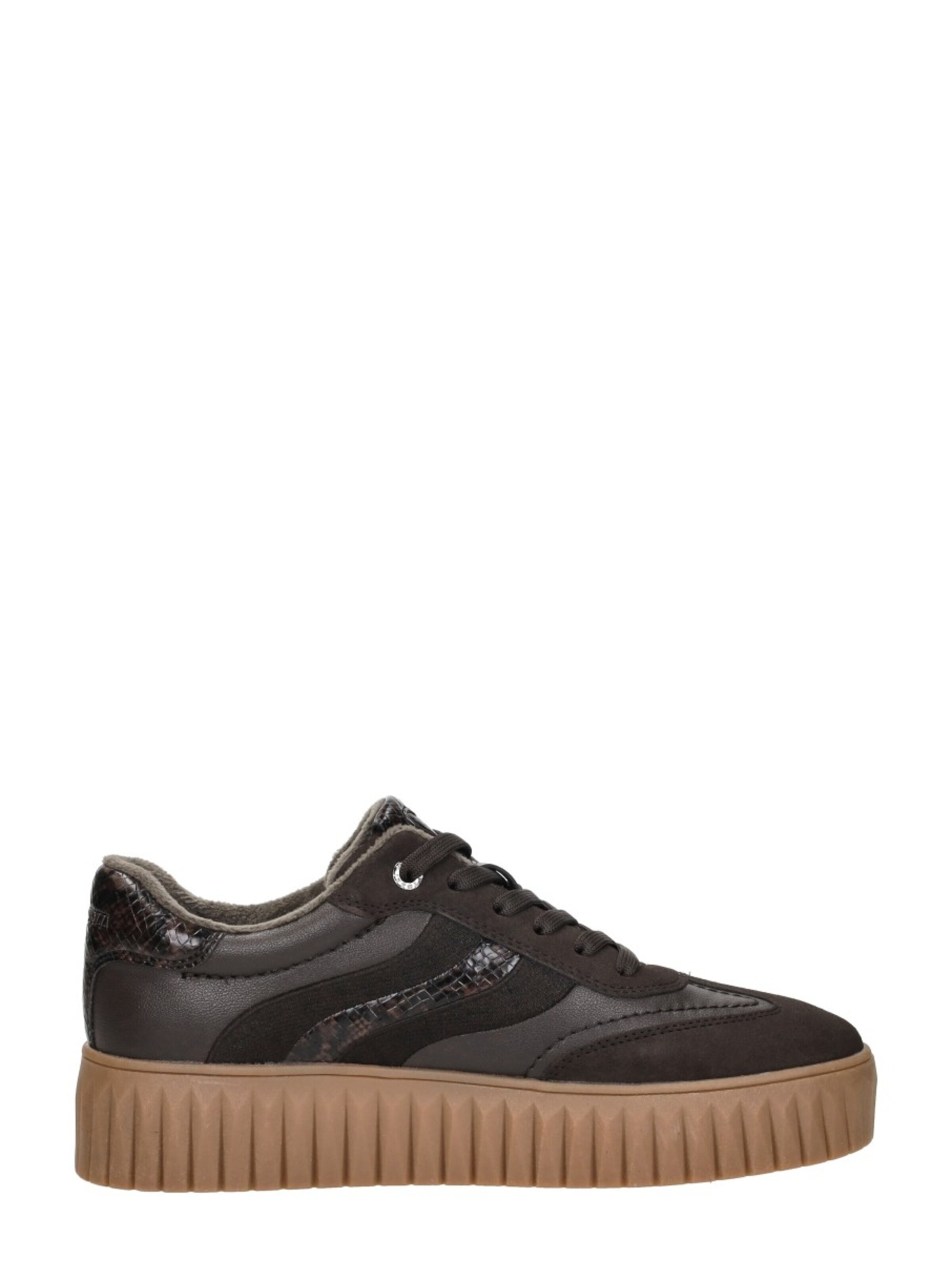 MARCO TOZZI Sneakers laag 'Sneakers Laag' in Bruin