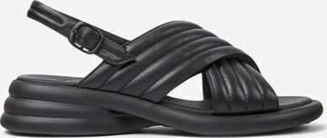 CAMPER Strap Sandals in Black