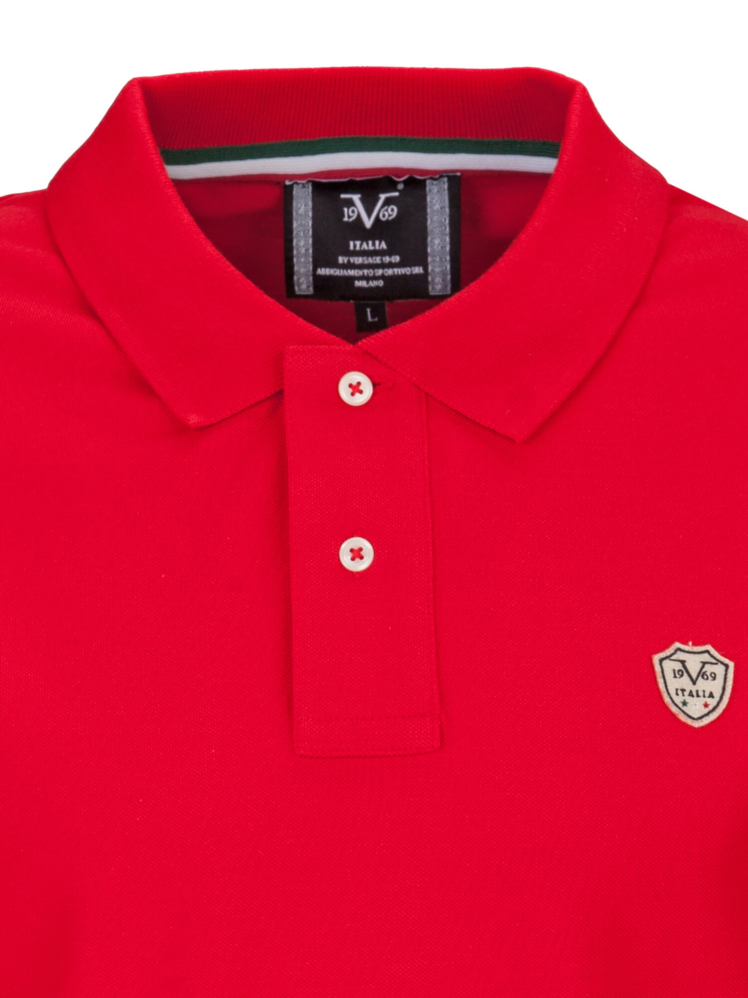 19V69 ITALIA Poloshirt 'Emilo' in Rot