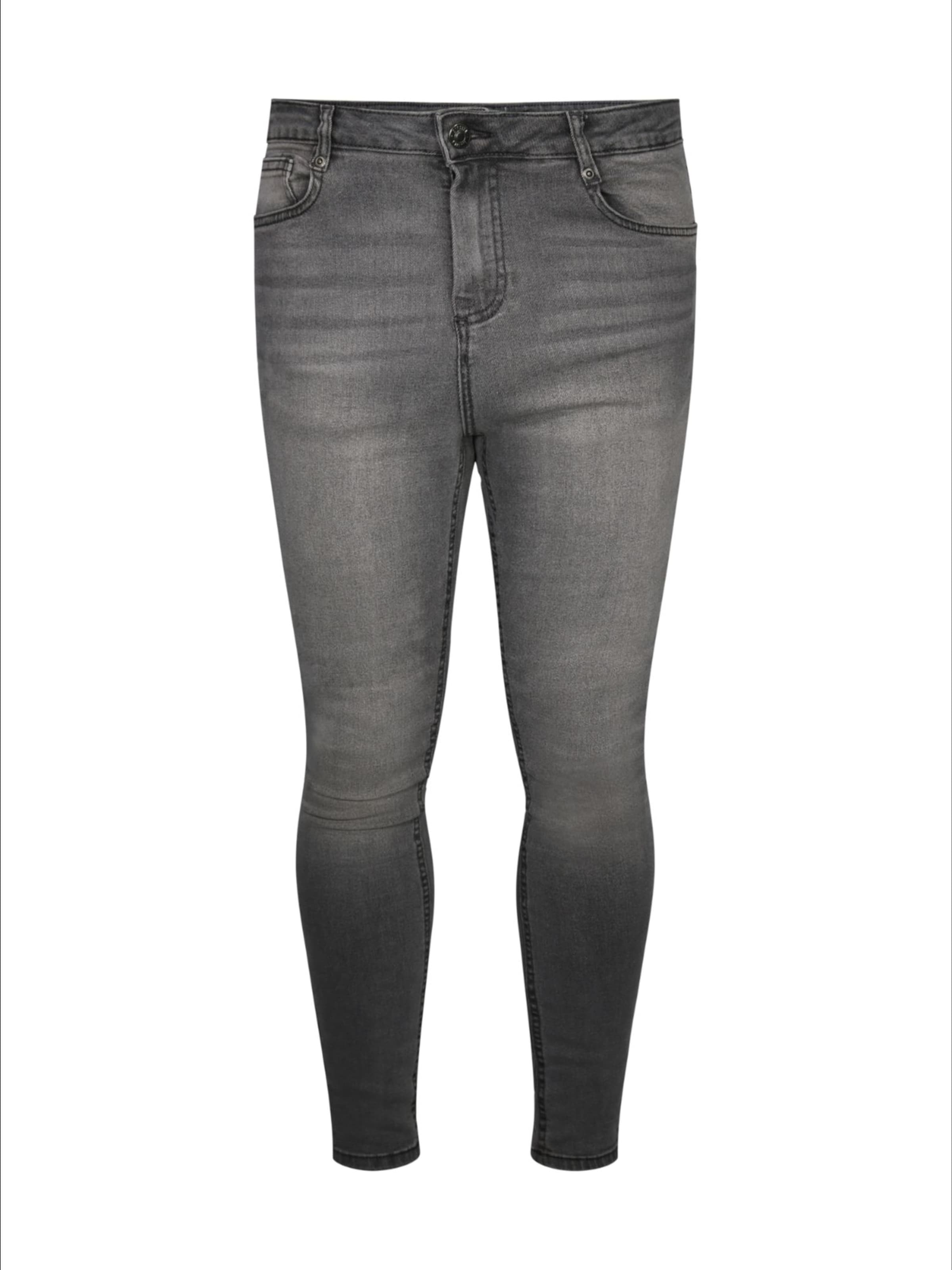 SikSilk Skinny Jeans in Grau: Vorderseite