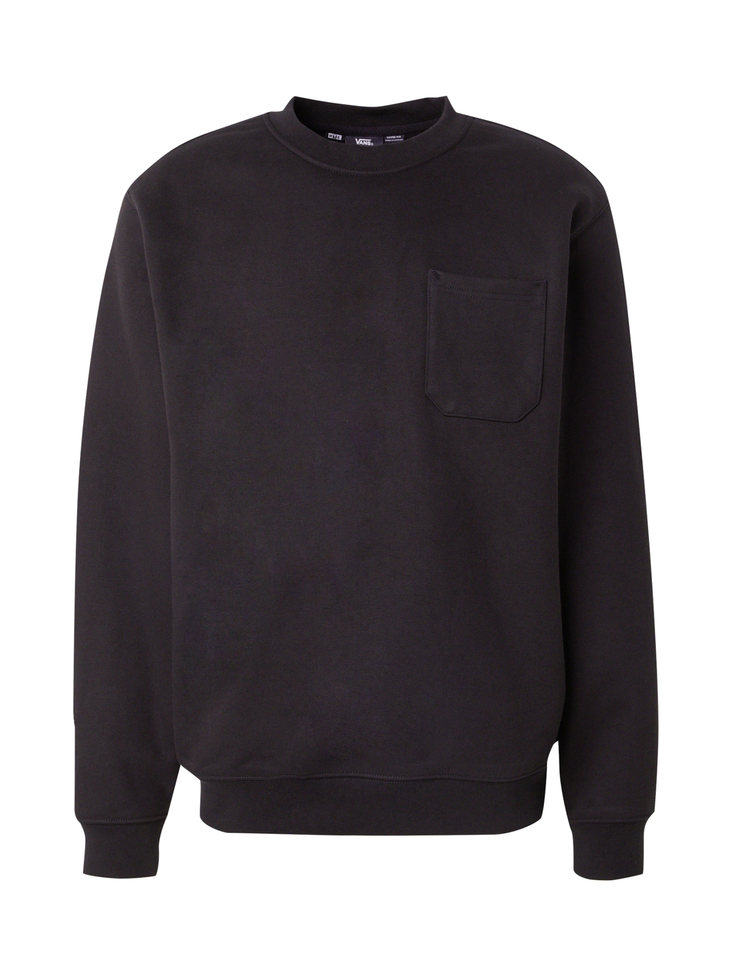 juoda VANS Megztinis be užsegimo 'Lodge': priekis