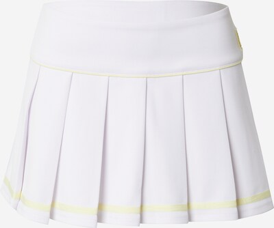 Juicy Couture Sport Saia de desporto em amarelo pastel / branco, Vista do produto