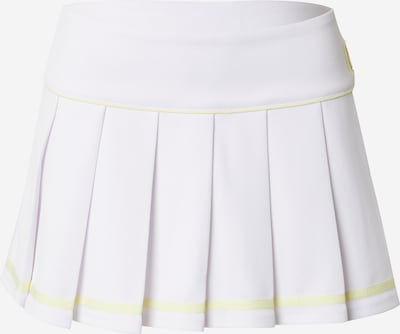 Juicy Couture Sport Jupe de sport en jaune pastel / blanc, Vue avec produit