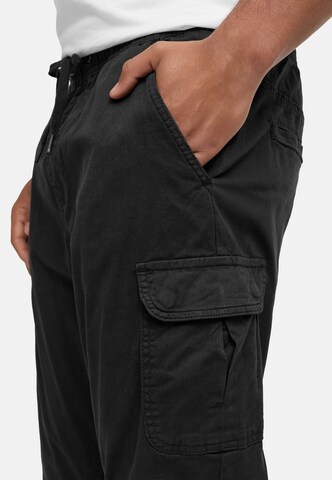 INDICODE JEANS Regular Chino trousers 'Proff' in Black
