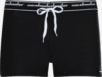 wavebreaker Swim Trunks in Black: front