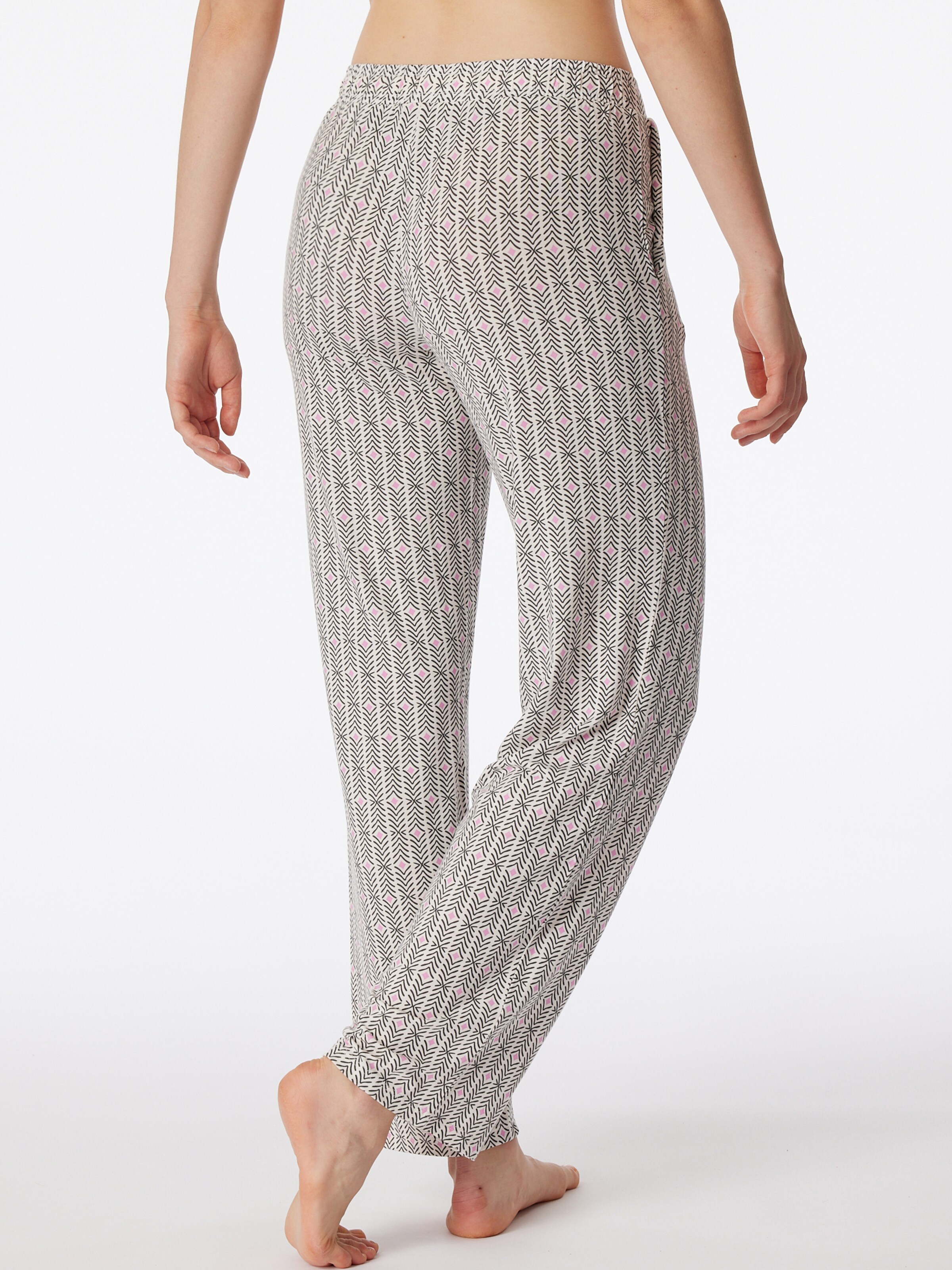 SCHIESSER Pajama Pants ' Mix + Relax ' in Beige