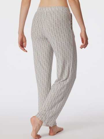 SCHIESSER Pajama Pants ' Mix + Relax ' in Beige
