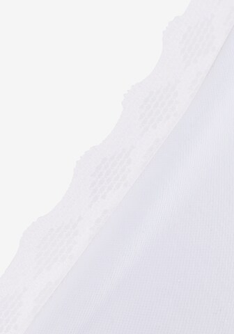 LASCANA T-Shirt Rintaliivi värissä valkoinen