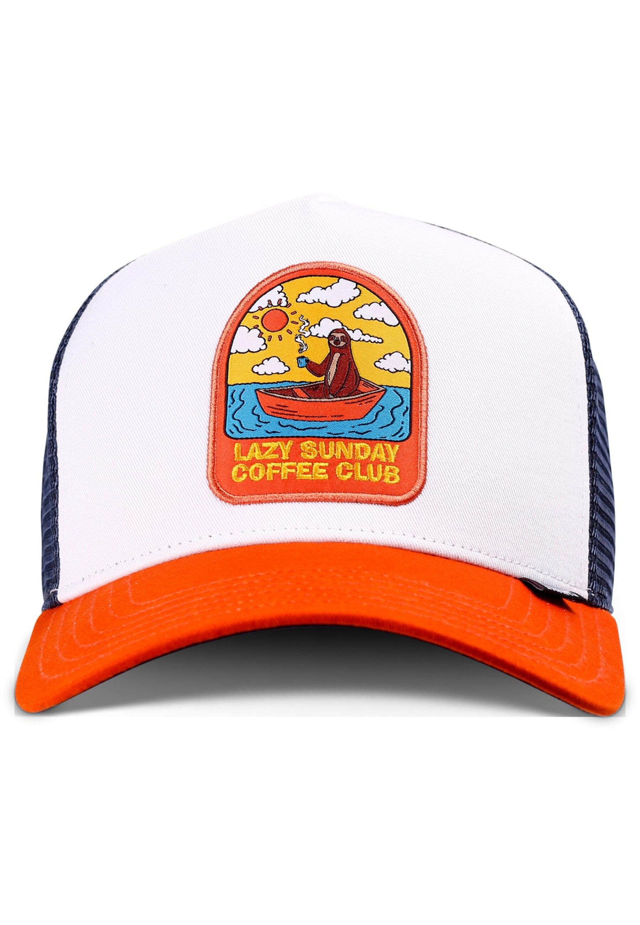 Casquette 'HFT Sunday Sloth' DJINNS en blanc