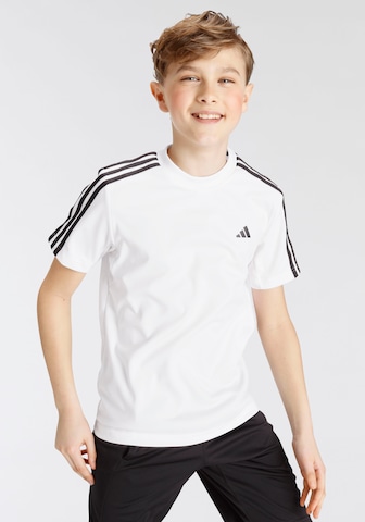 balta ADIDAS SPORTSWEAR Sportiniai marškinėliai 'Train Essentials': priekis