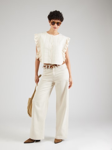 Gilet 'Alison' OBJECT en beige