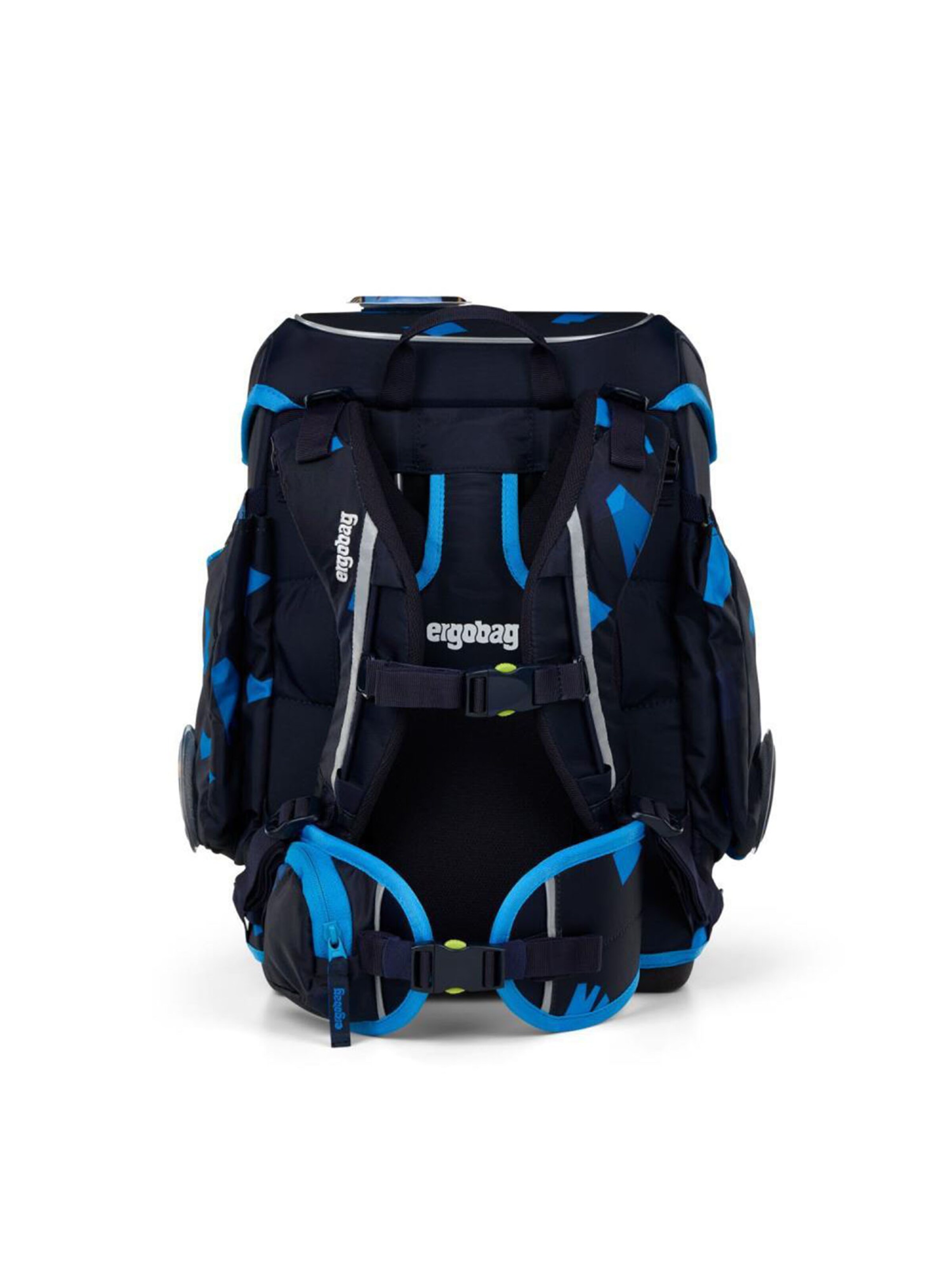 ergobag Rucksack 'Cubo Set 5 tlg'‌‌‌‌‌‌‌‌‌ in Blau