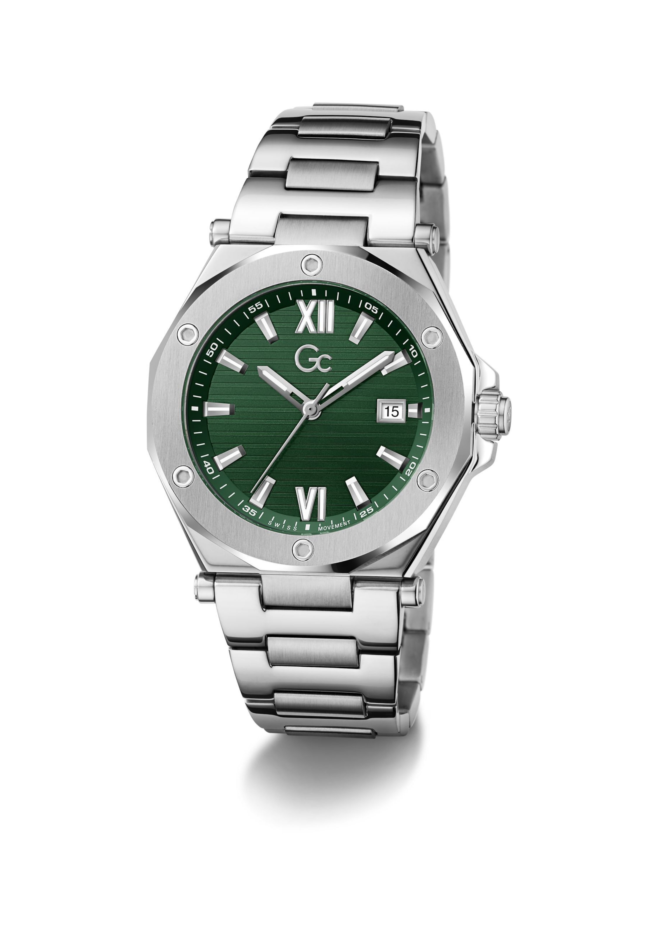 Gc Analoog horloge 'Legacy Sleek ' in Zilver