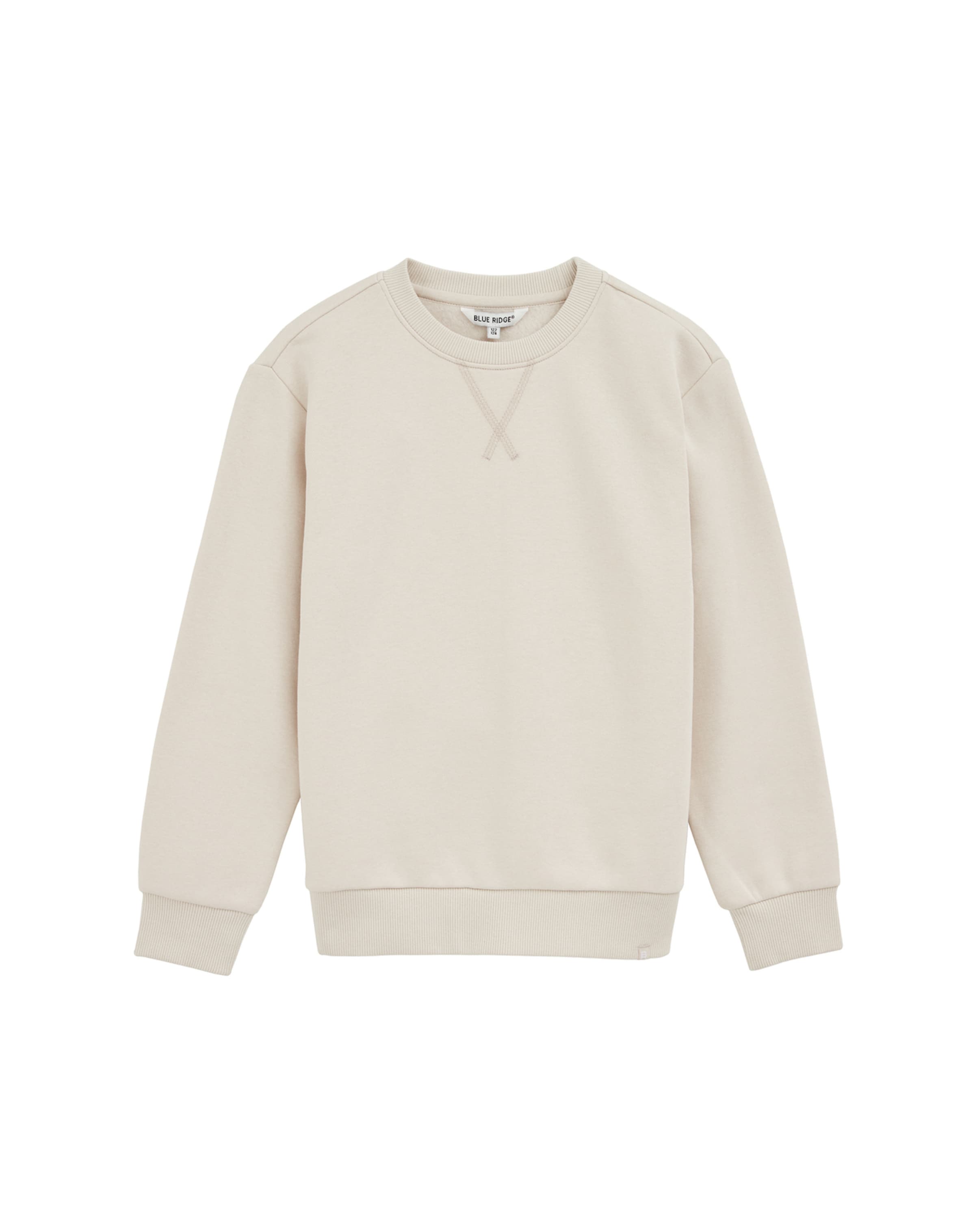 Sweat WE Fashion en beige : devant