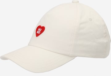HUGO Cap 'Cara-Valentine' in Weiß: Vorderseite
