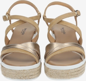 Nero Giardini Strap Sandals in Brown