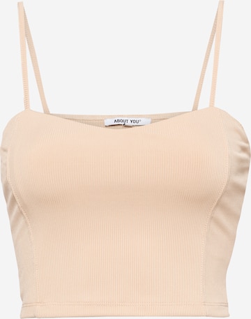 Top 'Leia' di ABOUT YOU in beige: frontale