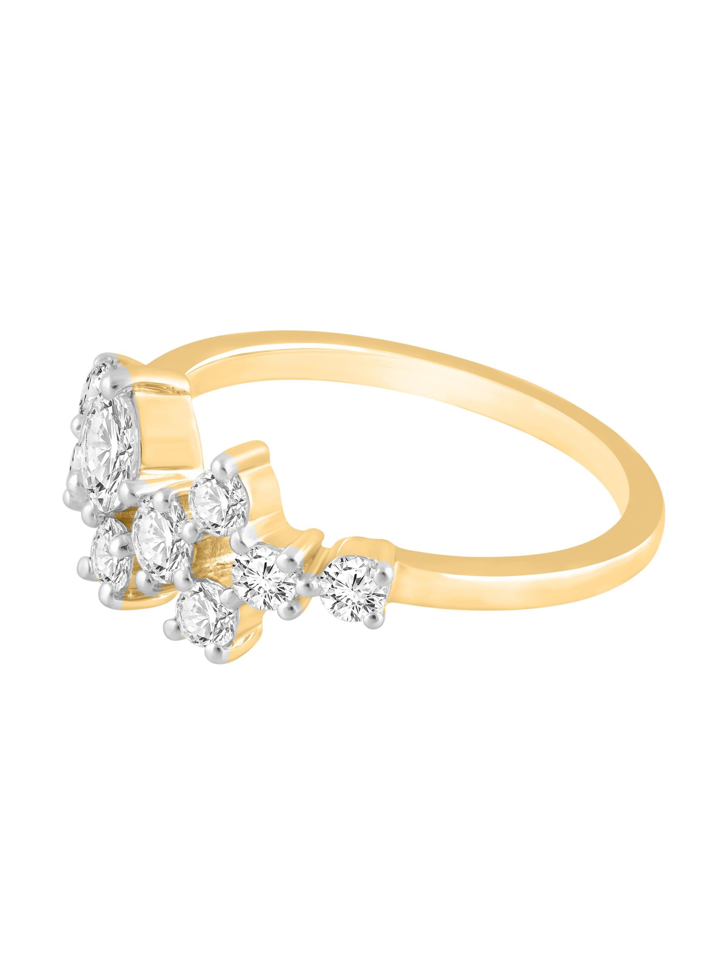 Bague 'Ring aus 375 Gelbgold mit Lab Grown Diamant' ETHISHER DIAMANTEN en or