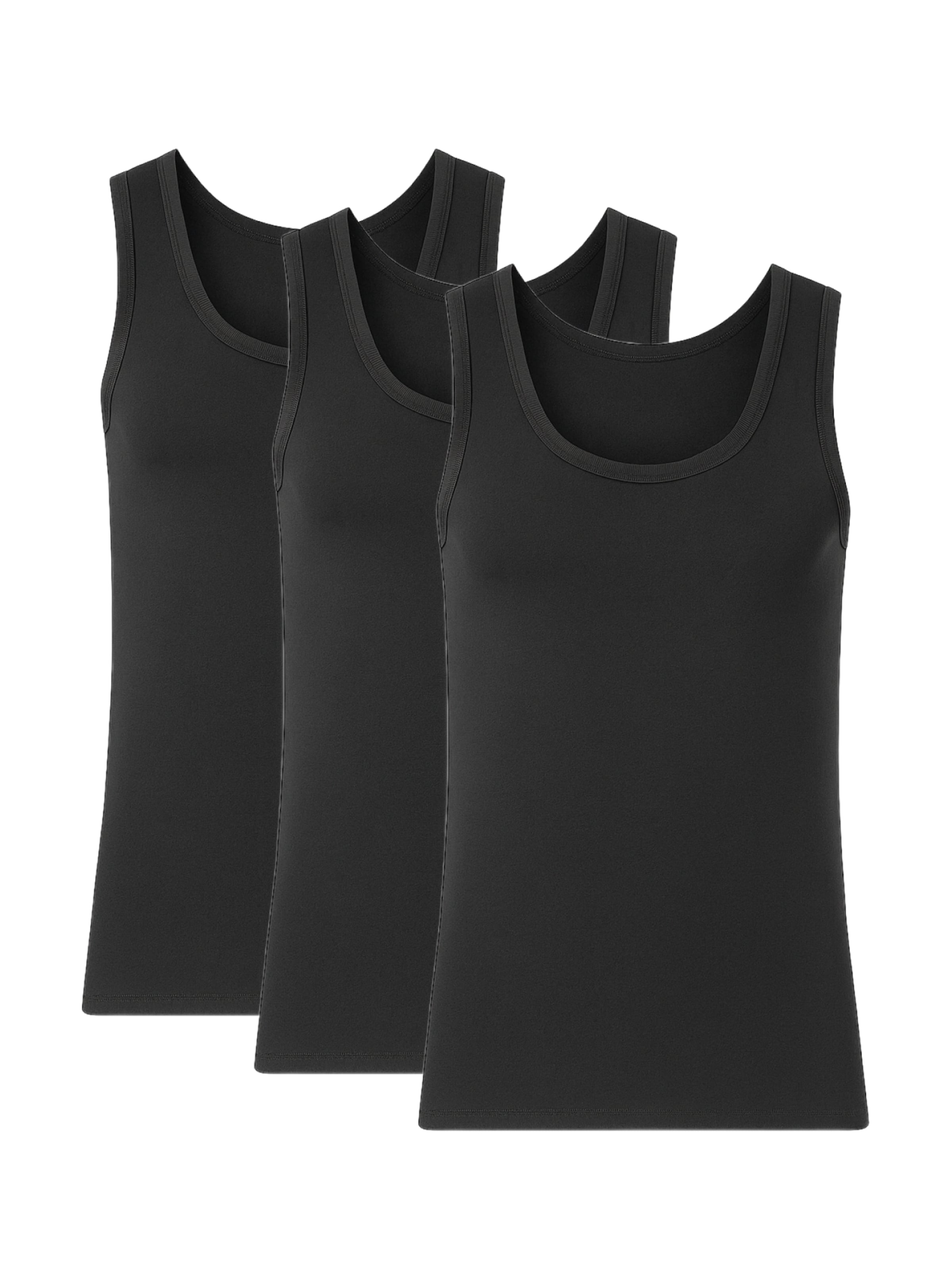 Erdem Onderhemd in Zwart: voorkant