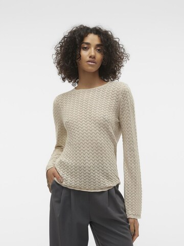 Pull-over 'IBERIA' VERO MODA en beige : devant