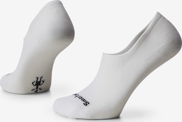 balts SMARTWOOL Zeķes pēdiņas: no priekšpuses