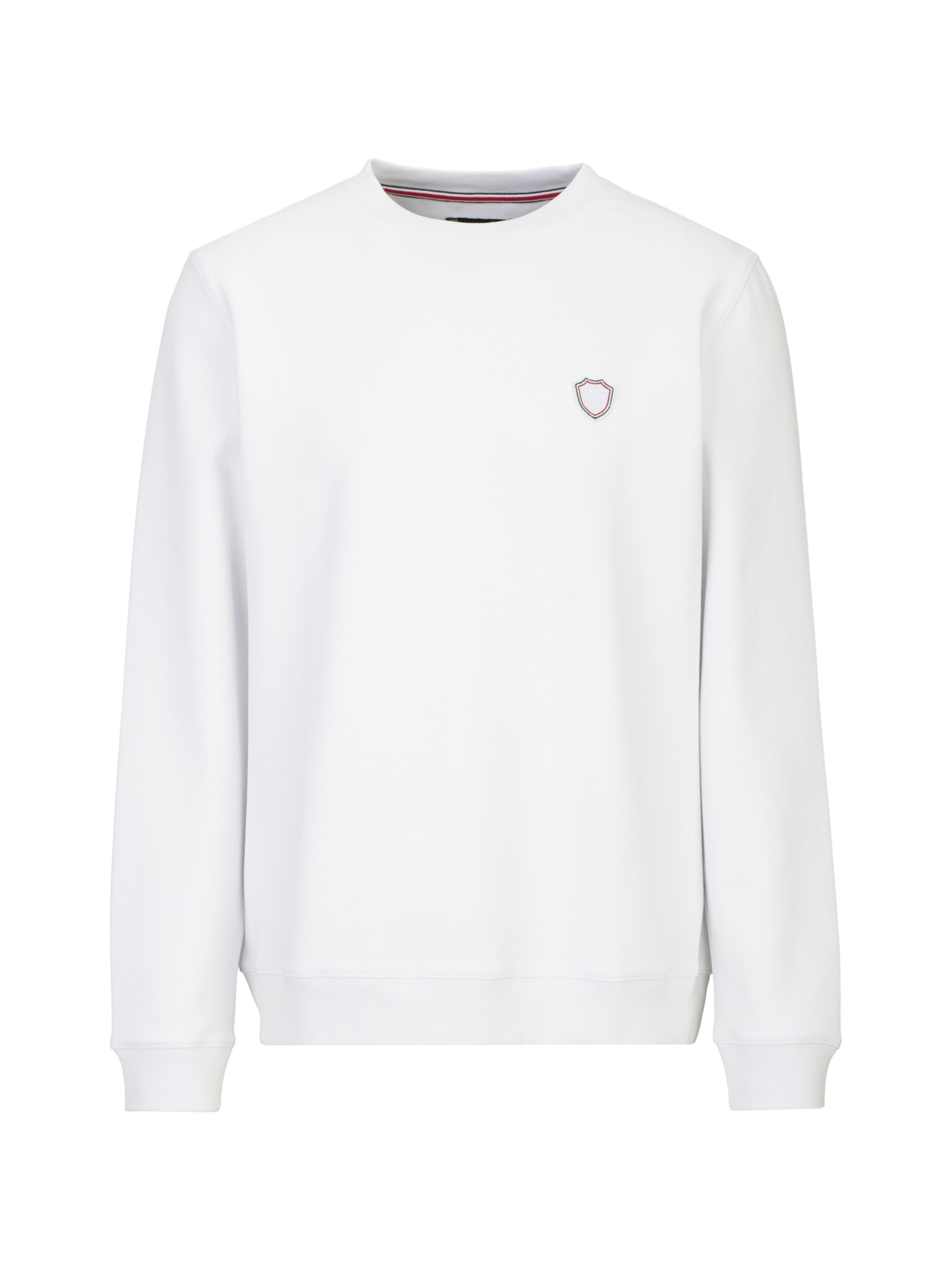 19V69 ITALIA Sweatshirt 'Nico' in de kleur Wit, Productweergave