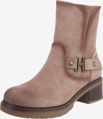 Ital-Design Ankle Boots in Brown: front