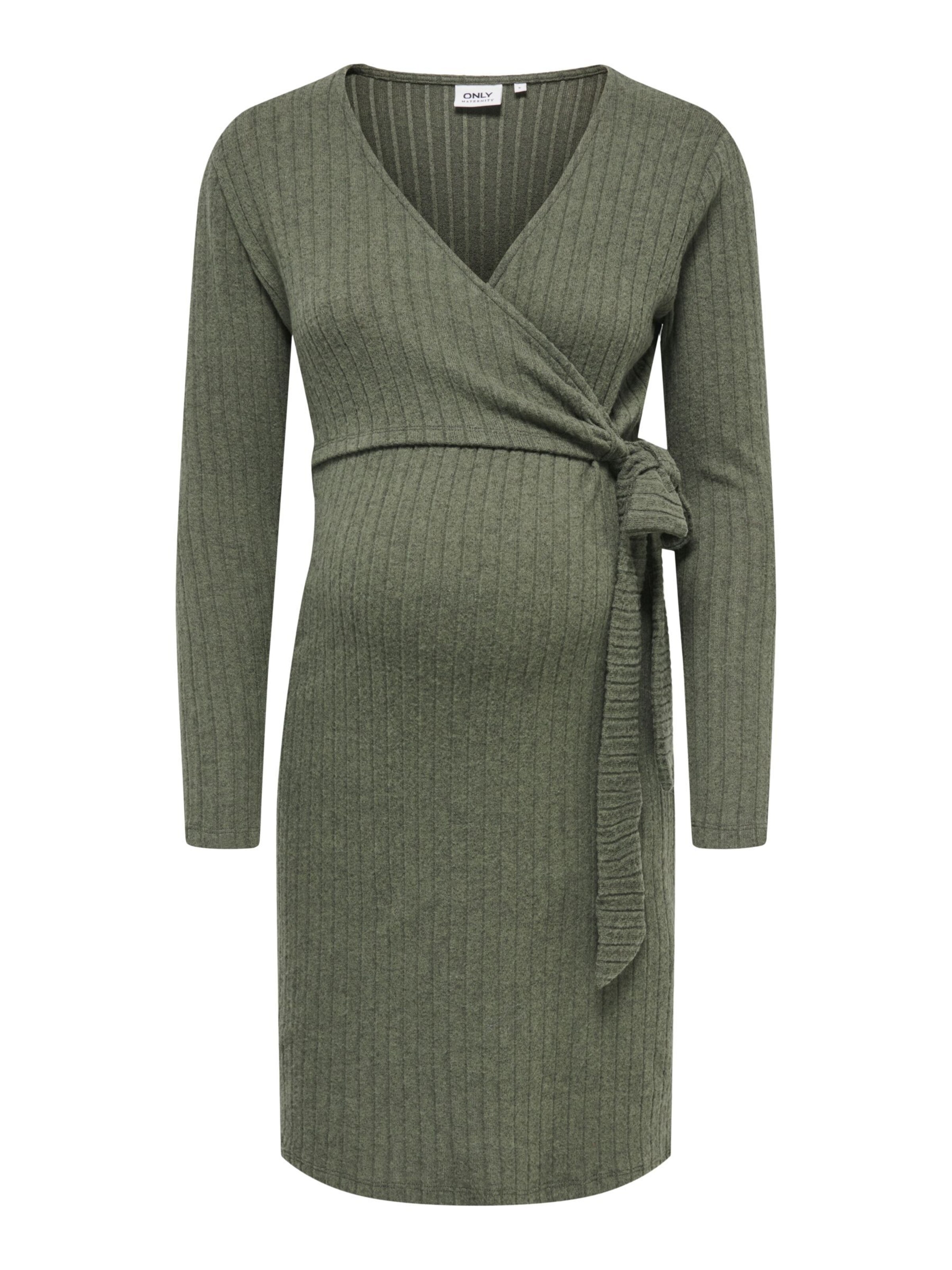 Abito in maglia 'OLMLOLA' di Only Maternity in verde: frontale