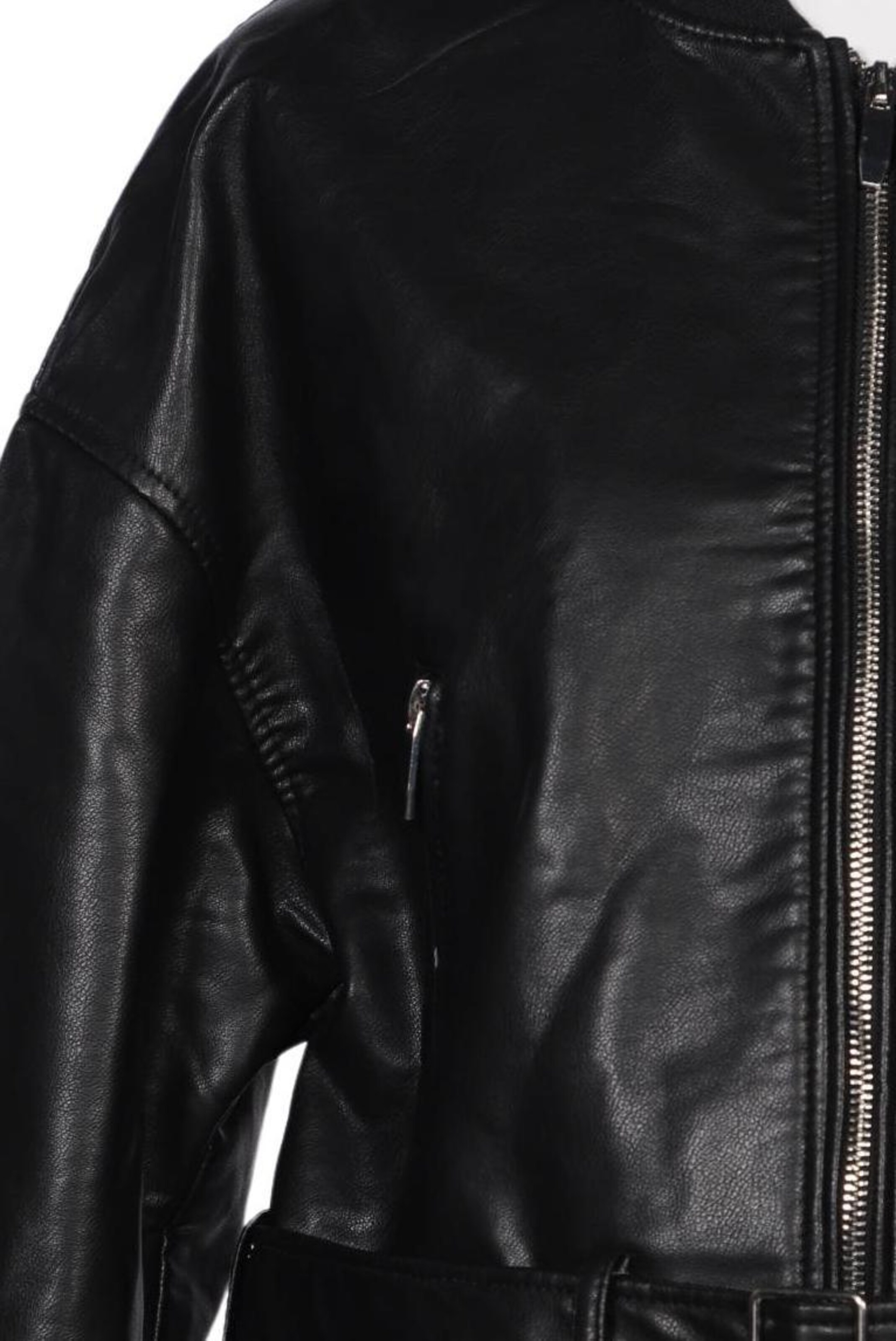 ZARA Jacket & Coat in M in Black