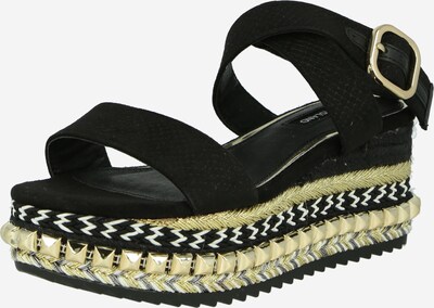 River Island Sandales à lanières en noir, Vue avec produit