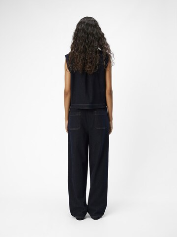 OBJECT Wide Leg Jeans i blå