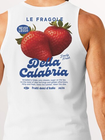 Neverless Shirt 'Strawberry' in Weiß