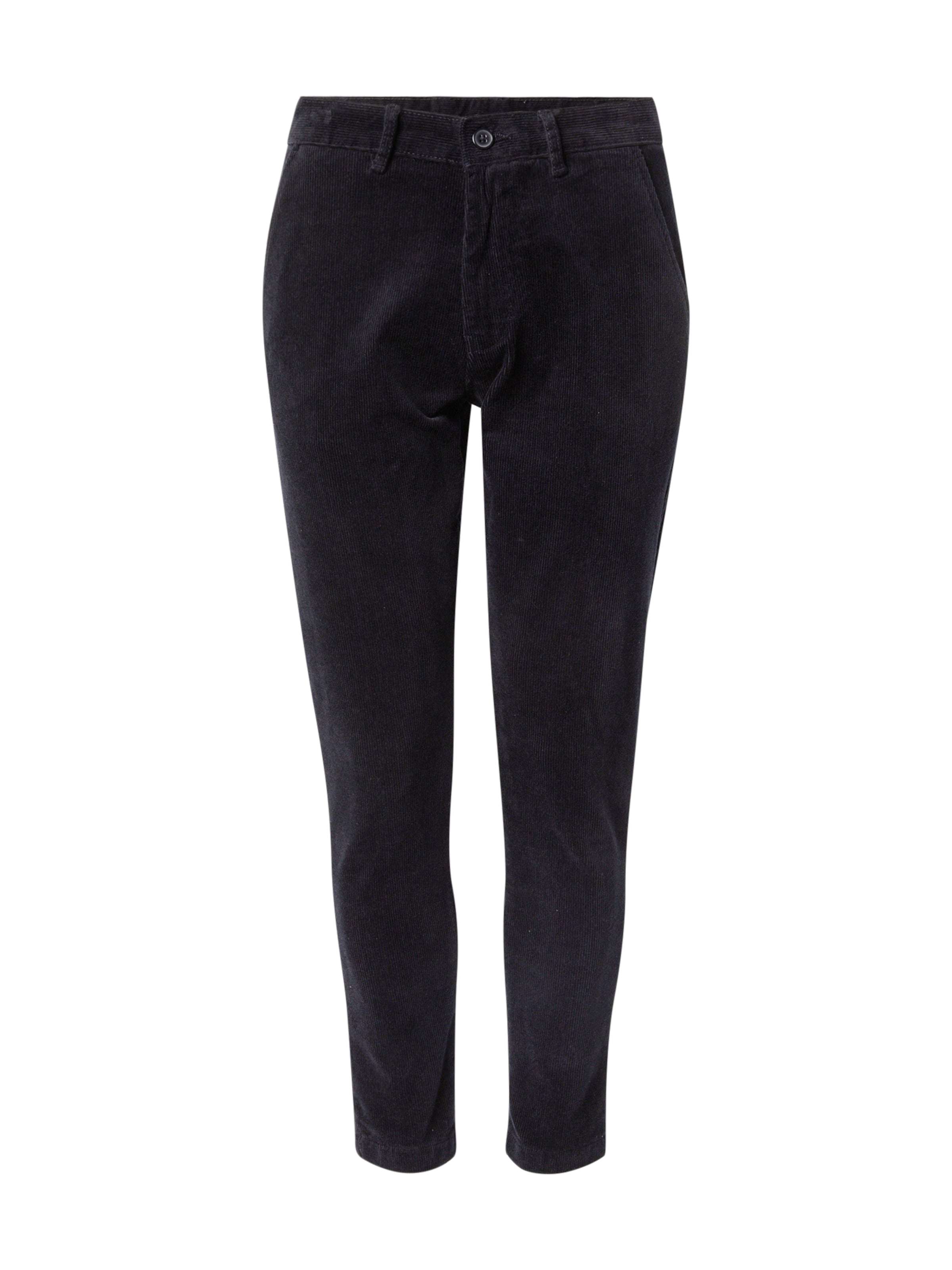 juoda Lindbergh Prigludęs „Chino“ stiliaus kelnės: priekis